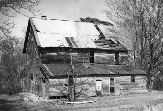 Wommack Mill 1979 before the restoration